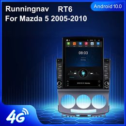 9.7 "Nieuwe Android Voor Mazda 5 2005-2010 Tesla Type Auto DVD Radio Multimedia Video Player Navigatie GPS RDS Geen Dvd CarPlay Android Auto Stuurbediening