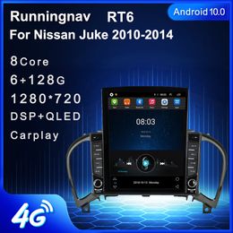9.7 "Nuevo Android para Nissan Juke 2010-2014 Tipo Tesla Radio DVD para automóvil Reproductor de video multimedia Navegación GPS RDS Sin DVD CarPlay Android Control automático del volante