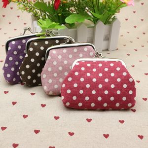 9 * 7cm Mini boucles Canvans tissu Sac Porte-monnaie Serpentine petit sac à main Femmes cadeau Pouch Bisiness cadeaux Filles en gros Enfants Mignon Pouch