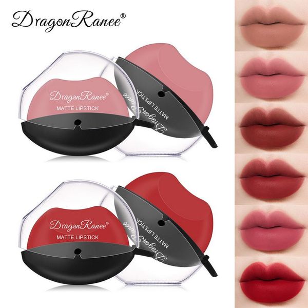 9,8g diseño en forma de boca Pintalabios tinte labial rojo niveles Labial mate Kit de labios suave hidratante tatuaje Sexy cosmético