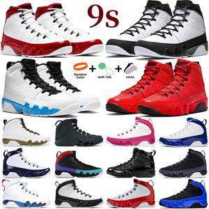 9 9s zapatillas de baloncesto para hombre zapatillas Fire Gym Red Powder Blue Space Jam UNC University Blue Gold Black White High Chile Red Dream It Particle Grey zapatillas deportivas