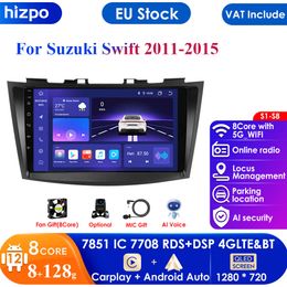 Lecteur multimédia Autoradio 9 ''Android 12 pour Suzuki Swift 4 2011 2012 2013 2014 2015 Autoradio GPS Navigation Wifi stéréo 2din