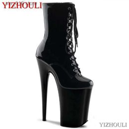 9 Automne High Sexy Inches Boots Spring and Chores 23 cm CM Talons mince Pole Dance Night Club Party Boots T230824 748 T0824