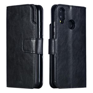 Étui portefeuille en cuir à 9 cartes pour Huawei Honor lite P30 P20 Pro P10 P9 Mate 20 10, bibliothèque à rabat