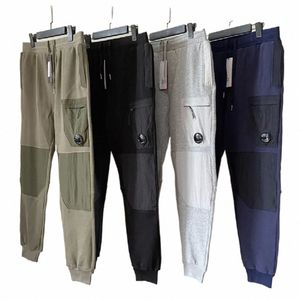 9 Kleur Diagal Fleece Mixed Utility broek één lens Pocket Pant Outdoor Men Tactische broek Losse trainingsuitgrootte M-XXL CP F7ML#