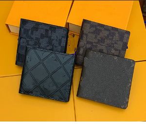 9 Color Europe Designer haut de gamme de portefeuille pour hommes HEPS Purseurs de crédit Purse portefeuille Billfold Purse sac à bandoulière Sac sans boîte portefeuille