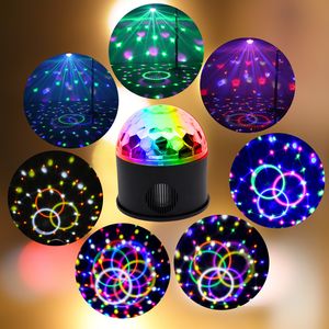 9 kleuren LED kristallen bollamp disco podiumlicht feestlicht KTV bar DJ sprankelend projectielicht