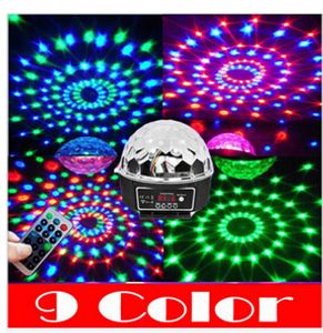 Projecteur 9 couleurs DJ Disco lumière LED MP3 scène à distance éclairage Laser barre de fête US/EU UK AU Plug