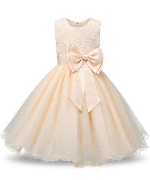 9 couleurs robes de fille de fleur noeud papillon princesse robes de soirée de mariage achats en ligne robe de bal filles robes de soirée 180629029628125