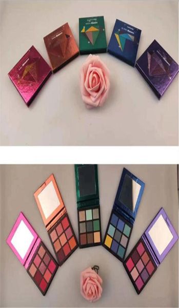 9 colores importan sombra de ojos Sombra de ojos Diamond 10 estilos CORAL ELÉCTRICO MALVA CÁLIDO MARRÓN AHUMADO Ojos Belleza Paleta Mini RUBY CO2192290