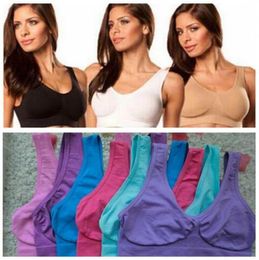9 couleurs S3xl Top Quality Underwear Sexe Sous sans soudage Ahh Bra Ladies Ahh Bra Sports Yoga Bras Pullover Bra Body Shaper CCA6586 300PCS7230818