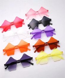 9 couleurs spécial belles lunettes de soleil mignonnes pour enfants mode garçons filles lunettes de soleil de sécurité en plastique silicone pour enfants bébé ombrage eyeg5601220