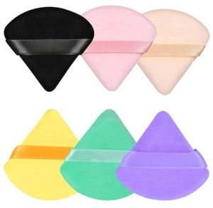 9 kleuren sponzen poeder poeder soft face driehoek make -up puffs voor los poeder lichaam cosmetische foundation minerale schoonheid blender wash5944560