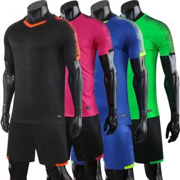 9 Colrs Blank Aangepaste Volwassen Kinderen Voetbal Jersey Set Voetbal Kit Mannen Kind Futbol Training Uniformen De Voet Team Aangepast 240122