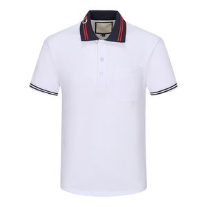 # 9 Mode Hommes T-shirts Hommes POLO À Manches Courtes Respirant Tops Tees Lettre Motif Imprimer Hommes Femmes D'été T-shirts Plus La Taille Polo Hommes 66