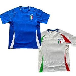 Camisetas de fútbol de Italia Personalizadas 24-25 Camiseta de calidad tailandesa italiana 10 RASPADORI 9 SCAMACCA 8 JORGINHO 7 FRATTESI 18 BARELLA 14 CHIESA camiseta de fútbol NUEVO