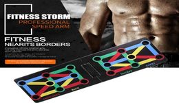 9 in 1 Body Training Push Up Board Uitgebreide Fitness Oefening Pushup Stands Body Building Training Systeem Thuis Apparatuur Y2002667094