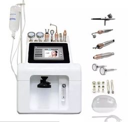 9 en 1 corée microdermabrasion Aqua jet d'eau peel oxygène nettoyage du visage équipement de beauté