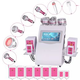 Máquina de belleza láser multifunción 9 en 1/Lipolaser/cavitación/vacío/máquina de belleza para delgazar Rf