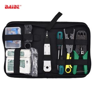 9 In 1 Professional Network Cable Tester Lan RJ45 RJ11 met draadkabel Crimper Crimp PC Netwerk Handgereedschap Herramientas