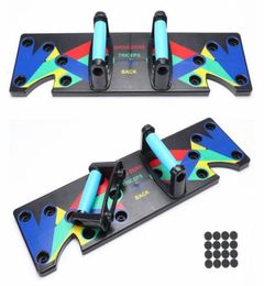 9 in 1 Push Up Rack Board Heren Dames Uitgebreide Fitness Oefening Pushup Stands Voor GYM Body Training Thuis Fitnessapparatuur7032344