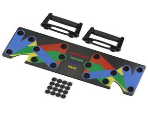 9 In 1 push -up rack board mannen vrouwen thuis uitgebreide fitnessoefening push -up staat voor gym lichaamstraining y2005064152585