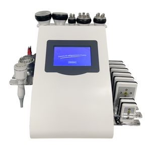 9 In 1 Slankmachine vacuüm laser radiofrequentie RF 40K lichaam cavitatie lipo liposuctie ultrasone koude hamer ems pads huid blekenapparaat st Firming System