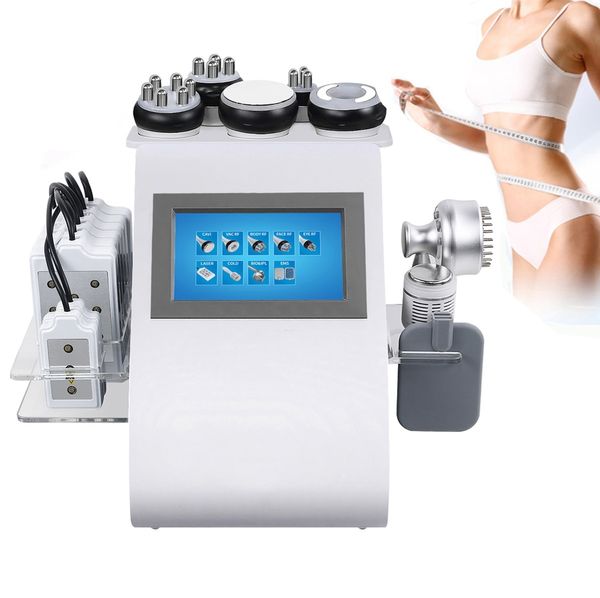 Minceur Machine 9 en 1 vide Laser radiofréquence RF 40K Cavi Lipo minceur ultrasons liposuccion Cavitation Machine visage levage forme du corps