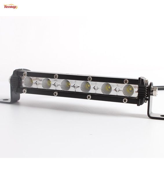 Barra de luces LED DRL de 9 pulgadas, 18W, luz de rejilla para coche, SUV, ATV, 44, motocicleta, barco, 12V, 24V6271952