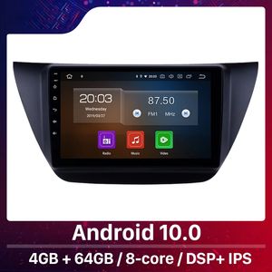 9 inch Android 10.0 Auto DVD Multimedia Player GPS voor Mitsubishi Lancer IX 2006-2010 met WiFi CarPlay Bluetooth USB