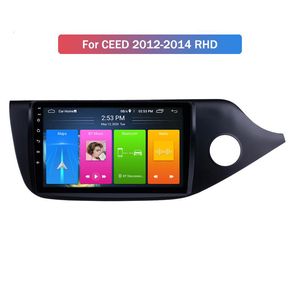 9 inch Android 10.0 Auto DVD-speler voor KIA CEED 2012-214 RHD GPS met WIFI
