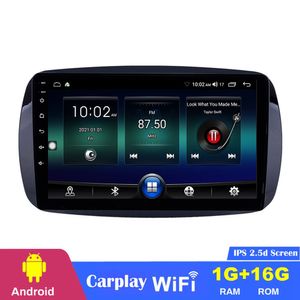 9 inch Android CAR DVD GPS Navi Stereo Player voor 2016-Mercedes Benz Smart met WiFi USB Aux Support achteruitkijkcamera OBD II