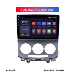 Lecteur Gps vidéo Dvd de voiture 9 pouces Android 10 pour MAZDA 5 2005-2010 intégré Radio Navigation Bt Wifi