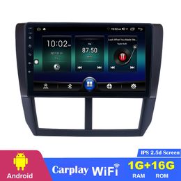 9 inch Android CAR DVD Radiospeler Udio Stereo Head Unit voor Subaru Forester 2008-2012 met WiFi GPS-navigatie