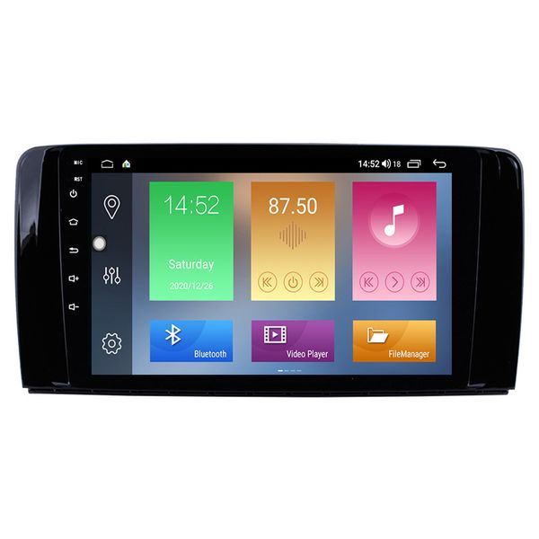 Sistema de navegación GPS con reproductor de Radio y DVD para coche Android 10 de 9 pulgadas para Mercedes Benz Clase R 2006-2013 W251 R280 R300 R320 R350 R63