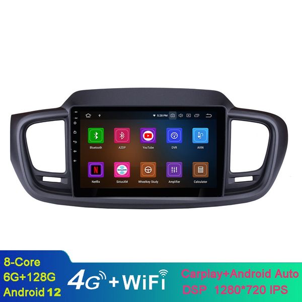 9 pouces Android voiture vidéo GPS multimédia pour 2015-2016 Kia Sorento avec WIFI Bluetooth musique USB AUX prise en charge DAB SWC DVR