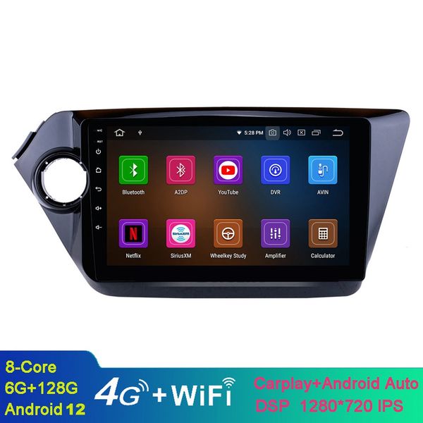 9 pouces Android voiture vidéo GPS système de Navigation HD écran tactile Radio pour Kia K2 Rio 2011-2015 AM FM Bluetooth