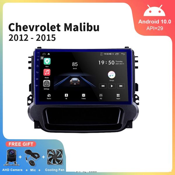 9 pouces Android 10 autoradio vidéo système de navigation GPS pour 2012-2015 Chevrolet Malibu avec Bluetooth USB WIFI
