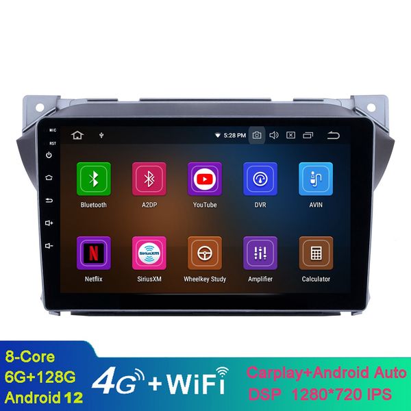 Video estéreo de coche Android de 9 pulgadas para Suzuki alto 2009-2016 compatible con cámara de visión trasera Control del volante DVR OBD2 TPMS FM