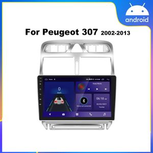 9 inch Android 10 auto stereo video voor Peugeot 307 2002-2013 GPS-navigatie met Bluetooth Mirror Link