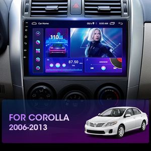 Lecteur multimédia MP5 vidéo de voiture Android 9 pouces GPS Auto Radio stéréo Audio pour vieille TOYOTA COROLLA