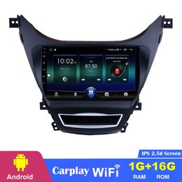 9 inch Android CAR DVD-speler voor Hyundai Elantra 2012-2014 GPS Multimedia Support Steerwielbesturing Carplay