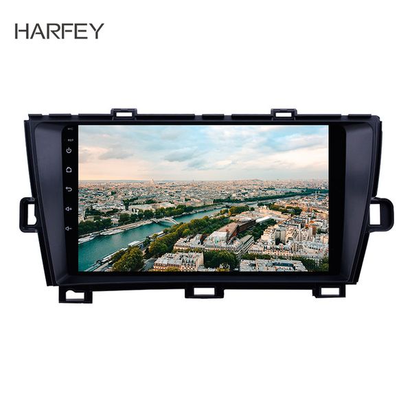 Lecteur dvd de voiture Android 9 pouces pour Toyota Prius RHD 2009-2013 avec prise en charge GPS à écran tactile HD Carplay caméra arrière 2din