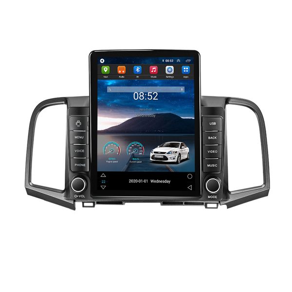 Video de automóvil Android de 9 pulgadas para Toyota Venza 2014-2011 Sistema de navegación GPS estéreo con Bluetooth OBD2 DVR TPMS RETVIEW CAMERA