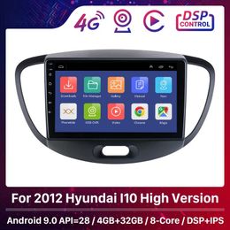 9 pouces voiture dvd GPS multimédia Navi lecteur stéréo pour 2012 Hyundai I10 haute Version 2 DIN Android 2GB + 32GB IPS DSP WIFI