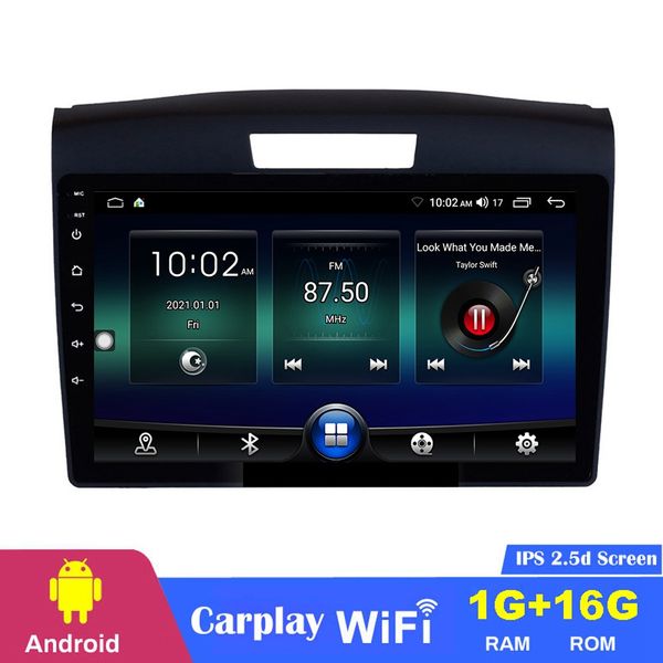 Lecteur de navigateur GPS dvd de voiture de 9 pouces avec écran capacitif pour Honda CRV 2011-2015 support d'unité principale DAB SWC DVR