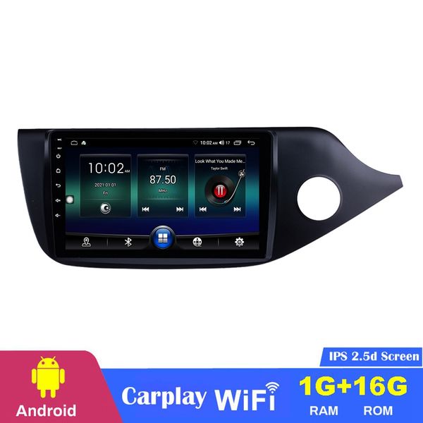 DVD DVD DVD Radio Android Player à écran tactile pour Kia Ceed 2012-2014 RHD avec WiFi de navigation GPS