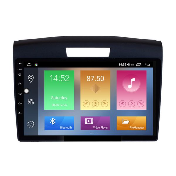 Lecteur de Navigation GPS Radio dvd de voiture 9 pouces pour Honda CRV 2011-2015 avec écran tactile télécommandé