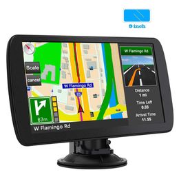 9 inch AAR GPS-navigatie met Bluetooth AV-in FM 256MB 8 GB Truck Voertuig GPS Navigator Gratis kaarten