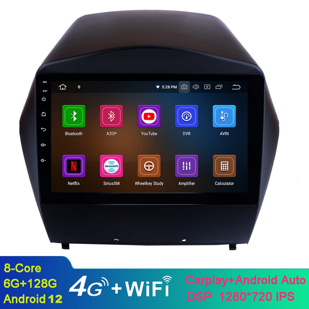 Pantalla táctil USB Android Multimedia de vídeo para coche de 9 pulgadas para HYUNDAI IX35 2010-2017 con navegación GPS Bluetooth WIFI